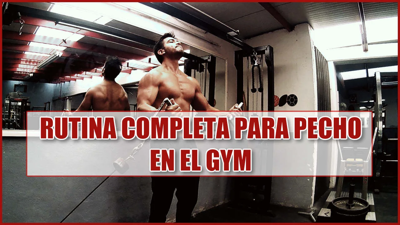 Rutina completa para pecho en el Gym