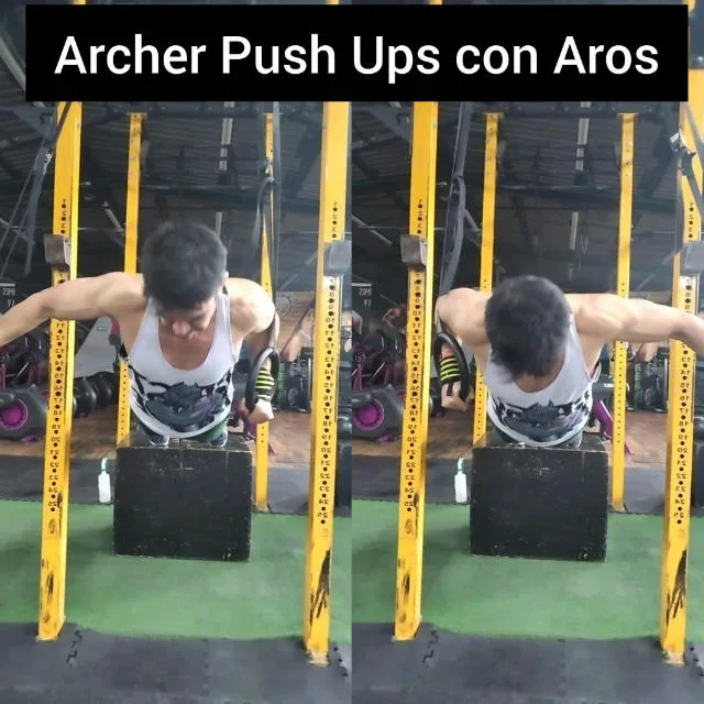 Archer Push Ups con Aros