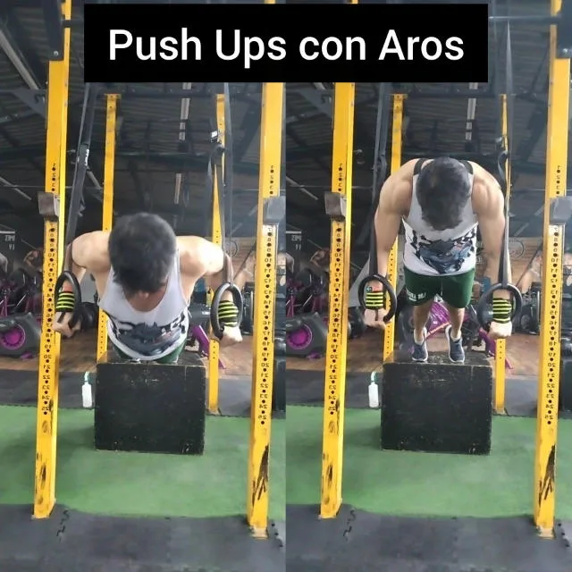 Push Ups con Aros